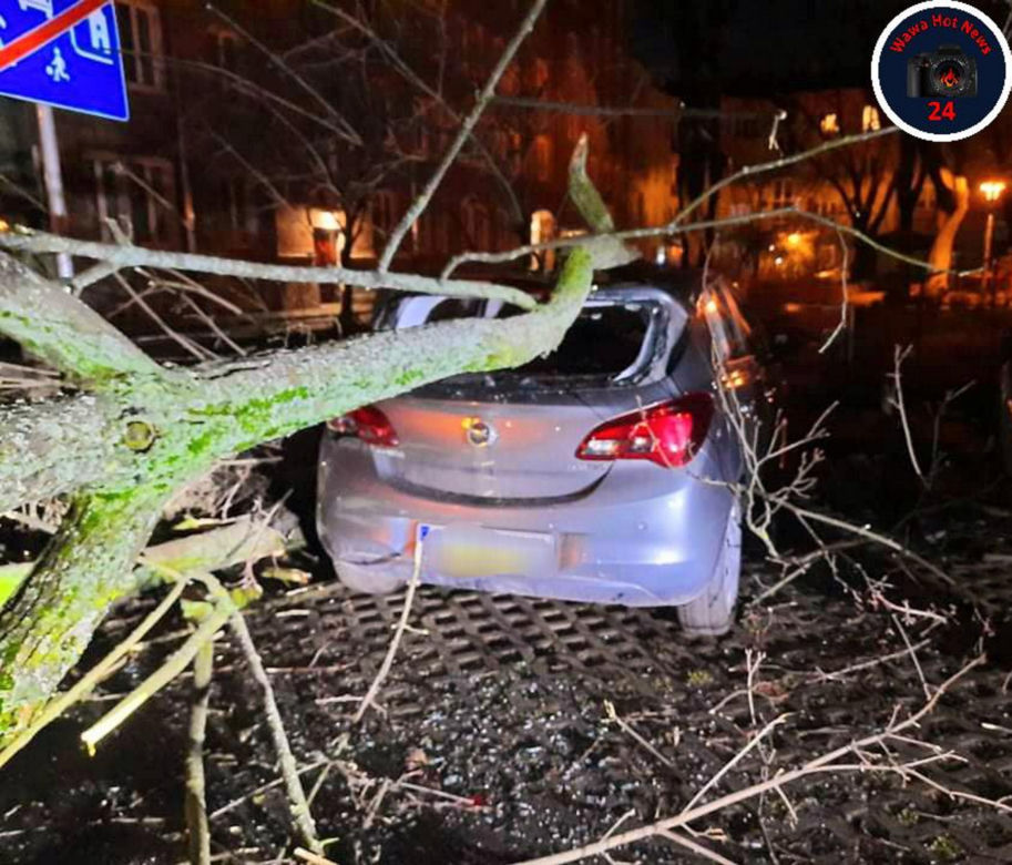 Wichury w Polsce sieją spustoszenie. Potężny orkan zaatakował z wielką siłą
