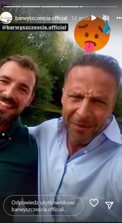 Barwy szczęścia. Sebastian (Marek Krupski) i Kodur (Oskar Stoczyński)
