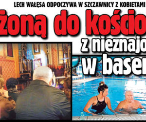 Z żoną do Kościoła, z nieznajomą w basenie