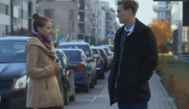 M jak miłość odc. 1043. Eryka (Marta Juras), Olek (Maurycy Popiel)