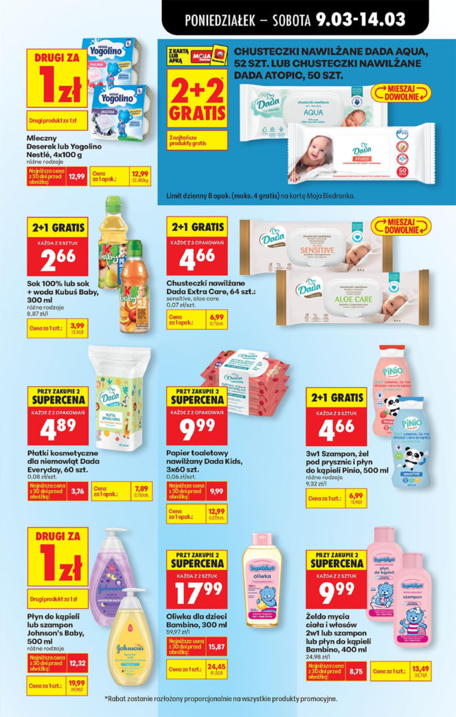 Biedronka - gazetka promocyjna 9.03.2026