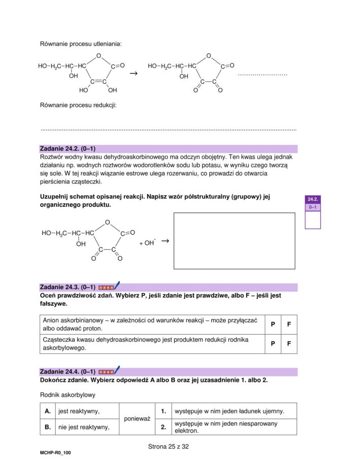 Matura próbna z chemii rozszerzona 2026. ARKUSZE CKE [15.01.2026]