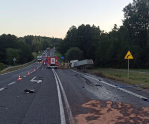 Wypadek na DK 74 w Świętokrzyskiem