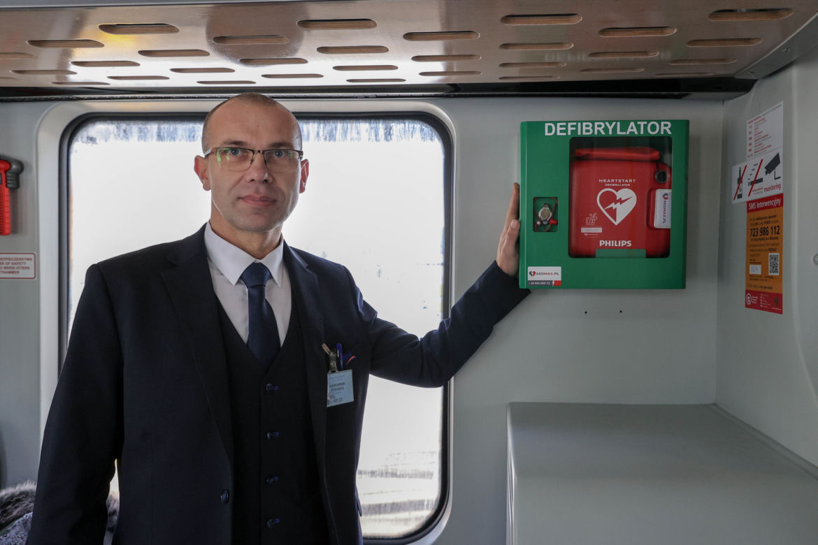To on uratował umierającego pasażera! Pan Robert to prawdziwy bohater