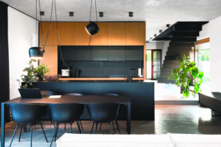 Dom ze skośnym dachem - projekt: SOIA architekci