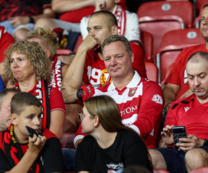 Widzew Łódź - Lech Poznań: Zdjęcia kibiców z meczu 6. kolejki PKO BP Ekstraklasy