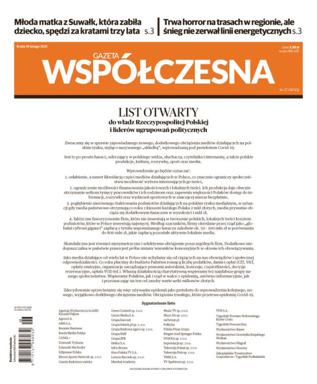 Media bez wyboru. Okładki największych dzienników w Polsce. Co się dzieje?