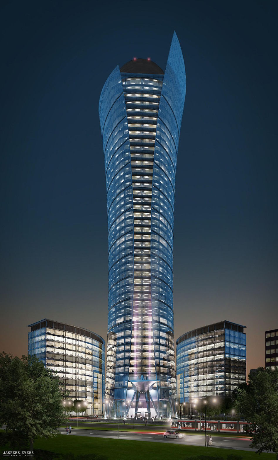 Ghelamco Warsaw Spire - wizualizacja