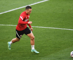 Pierwszy trening reprezentacji Polski na stadionie w Gdańsku