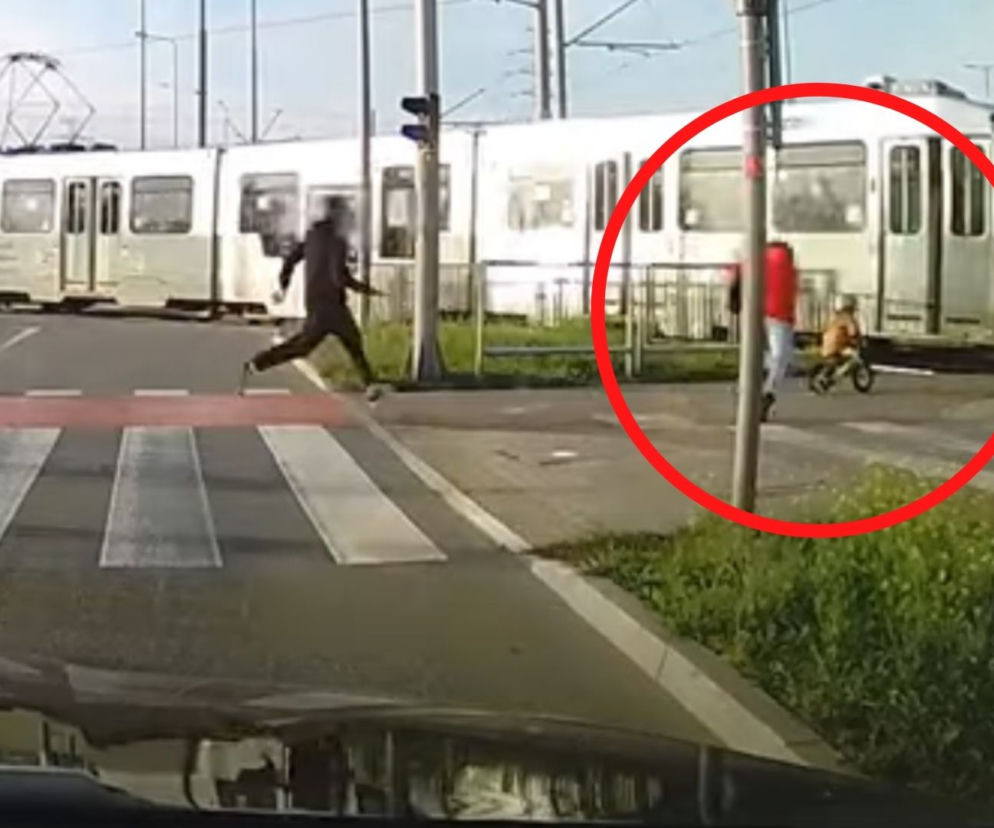 Dziecko pędziło pod tramwaj
