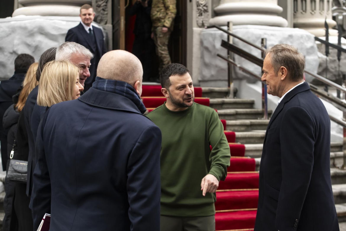 Premier Donald Tusk spotkał się w Kijowie z prezydentem Wołodymyrem Zełenskim