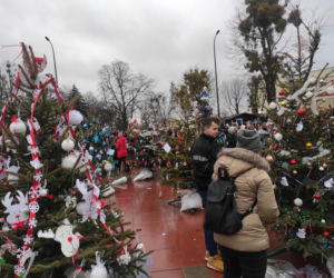 Konkurs na najładniej ubraną choinkę podczas jarmarku świątecznego w Radomiu