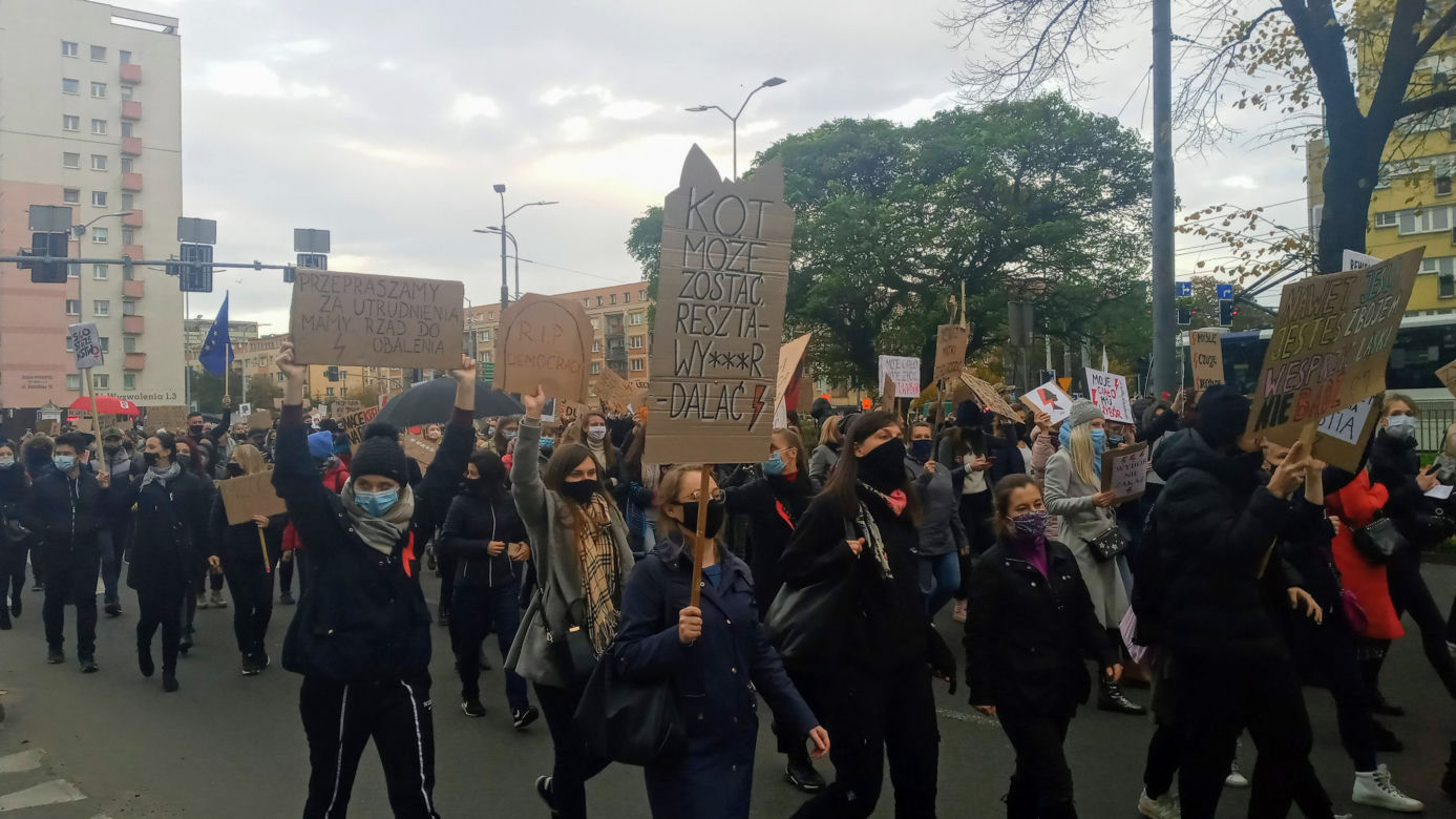 Protest kobiet w Szczecinie - 28.10.2020