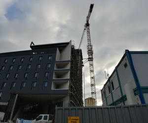 Centaurus. Trwa budowa największego budynku w Olsztynie. Zobacz postępy prac