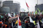 Rolnicy z całej Europy protestują w Strasburgu