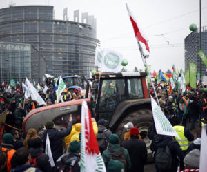 Rolnicy z całej Europy protestują w Strasburgu