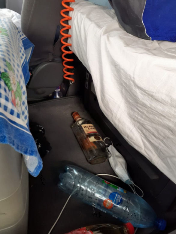 UKRAINIEC pił w trakcie jazdy! Jechał SLALOMEM po autostradzie! Miał ponad 3 promile alkoholu