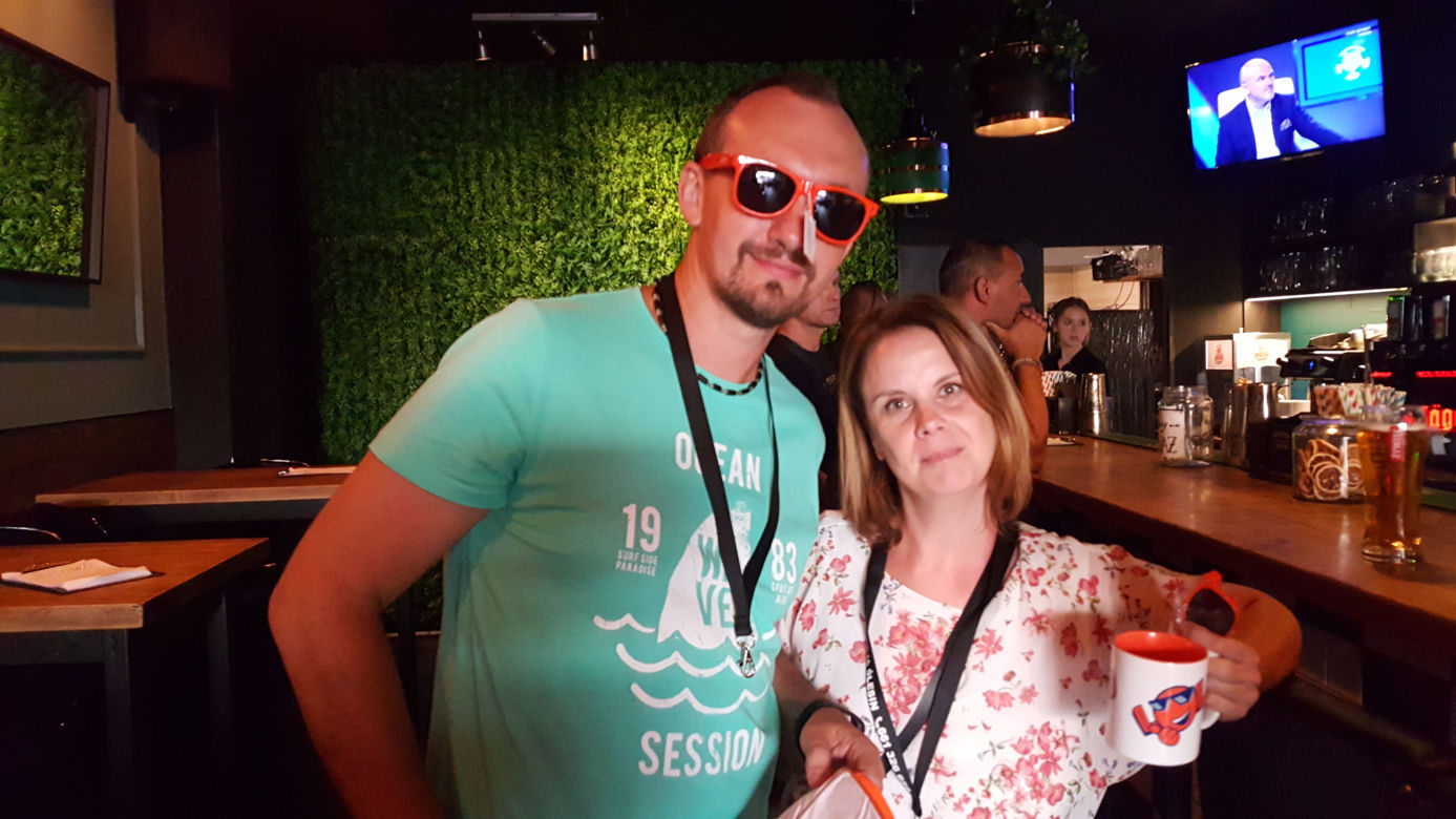 Ekipa Eska Summer City w bydgoskim pubie TRAVA
