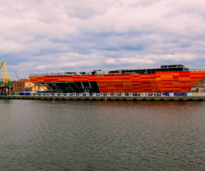 Budowa Morskiego Centrum Nauki w Szczecinie - kwiecień 2021