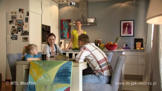 M jak miłość odc. 1006. Paweł (Rafał Mroczek), Ala (Olga Frycz), Basia (Gabriela Raczyńska)