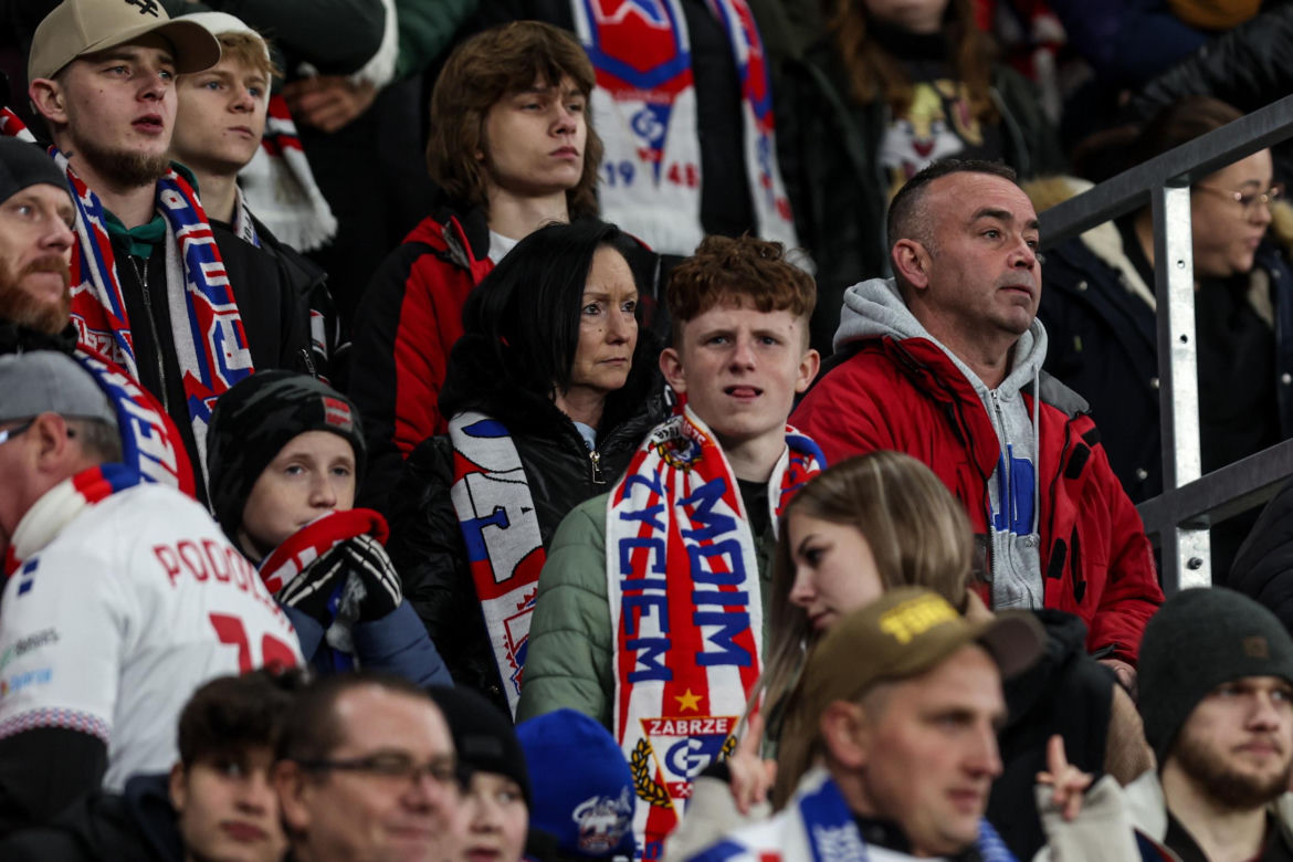 Górnik Zabrze - Jagiellonia Białystok, zdjęcia kibiców i zawodników z meczu 13. kolejki PKO BP Ekstraklasy