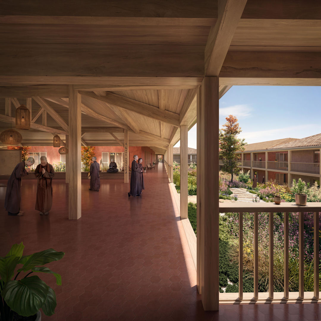 MVRDV rozpoczyna współpracę z klasztorem Plum Village we Francji