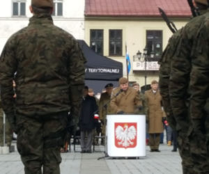Uroczysta przysięga żołnierzy WOT