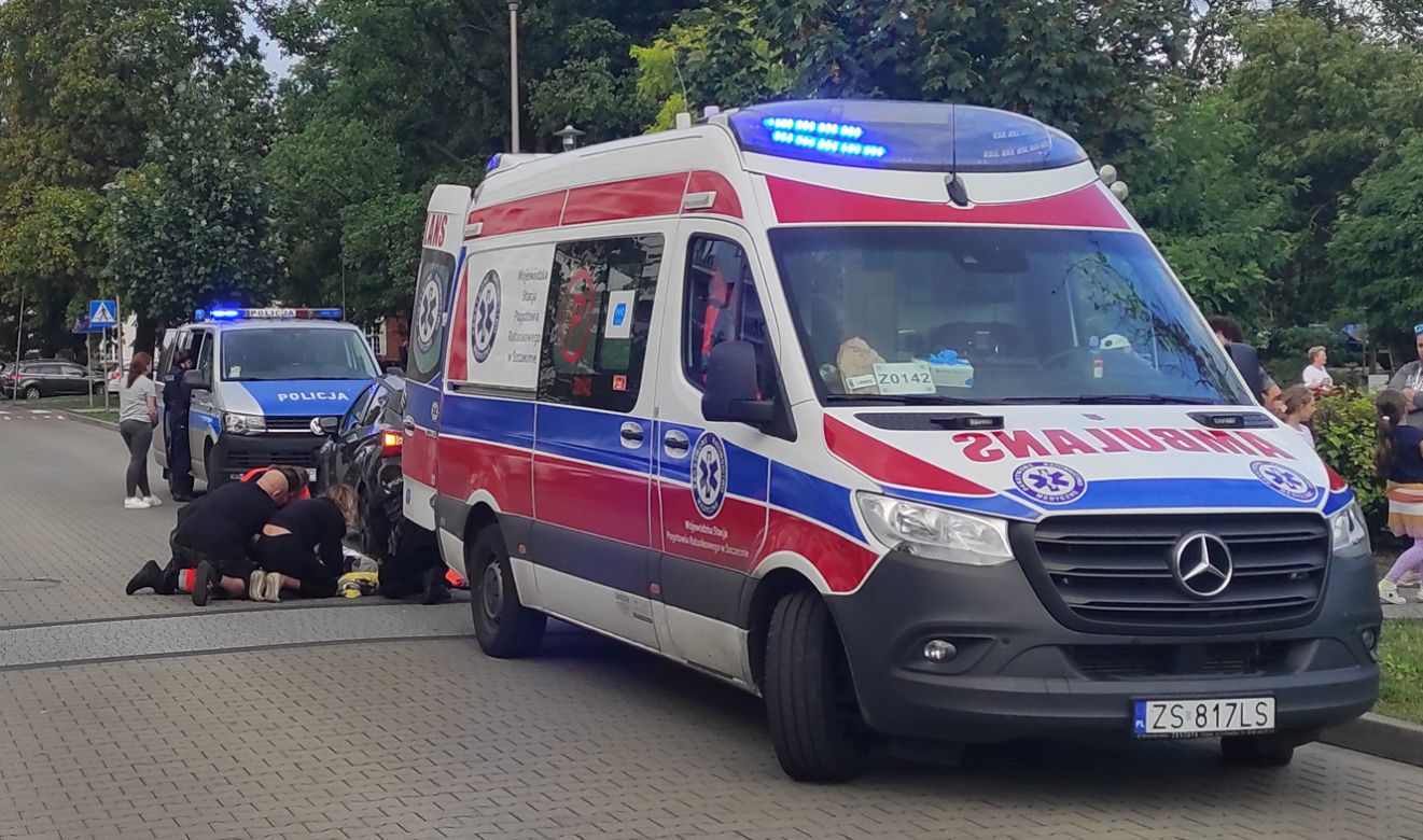 Wypadek na hulajnodze