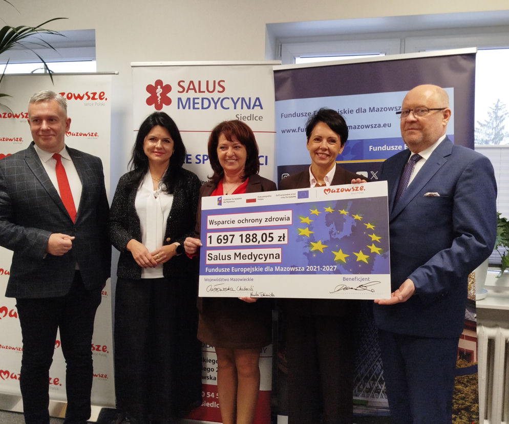 Siedlce: Salus z dużym dofinansowaniem z Funduszy Europejskich dla Mazowsza