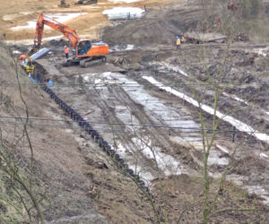 Budowa węzła Granitowa - marzec 2020
