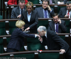 Jolanta Szczypińska. Uroczyste pożegnanie przyjaciółki Kaczyńskiego