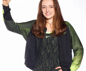 Iga Świątek jako 15-latka