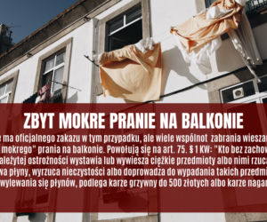 Czego nie można robić na balkonie? Za to możesz dostać mandat