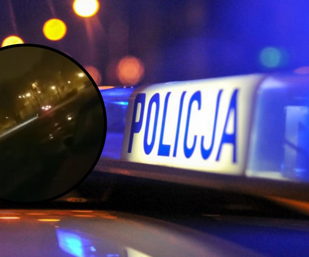 Policjanci „driftowali” radiowozem w centrum miasta?! Zaskakujące nagranie
