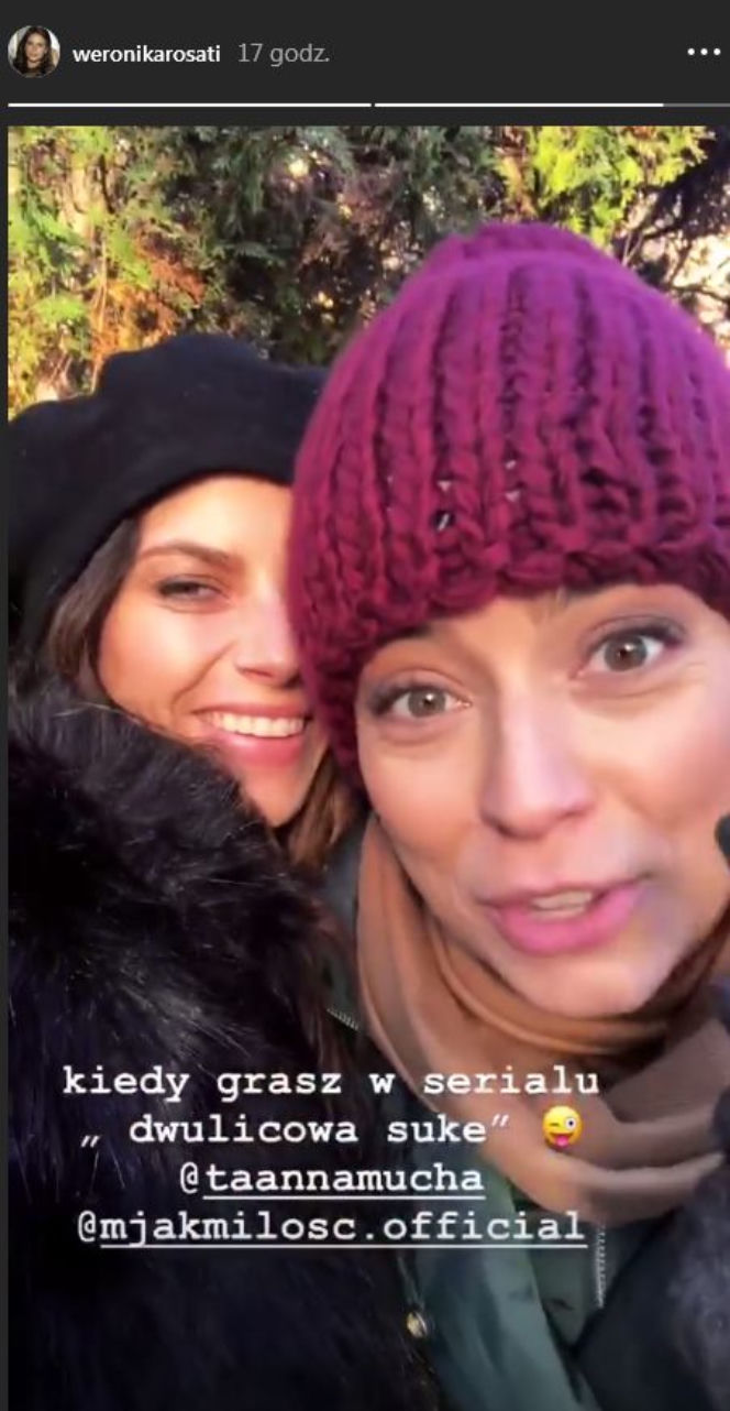 M jak miłość. Anka (Weronika Rosati), Magda (Anna Mucha)