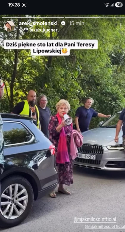 M jak miłość. Teresa Lipowska obchodzi 89. urodziny na planie serialu