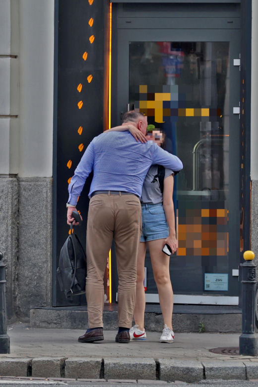 Michał Kobosko kierował ruchem w centrum Warszawy