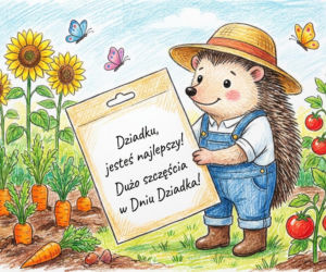 Kartka z życzeniami na Dzień Dziadka 2026