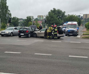 Wypadek na skrzyżowaniu w Starachowicach