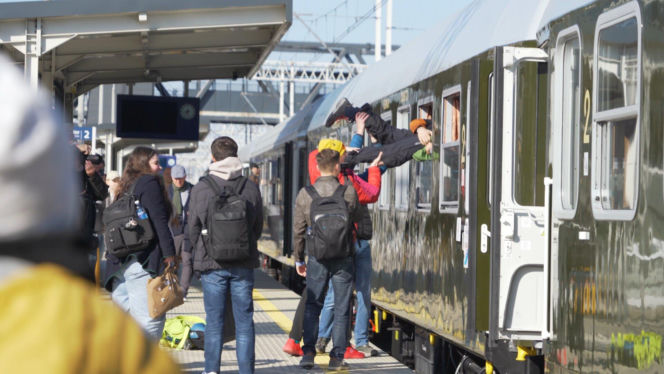 Odjazd pociągu Nieśpiesznego