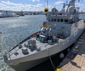 OSU-35K już na pokładzie ORP Albatros