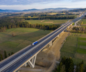 Budowa drogi S7 Naprawa - Skomielna Biała