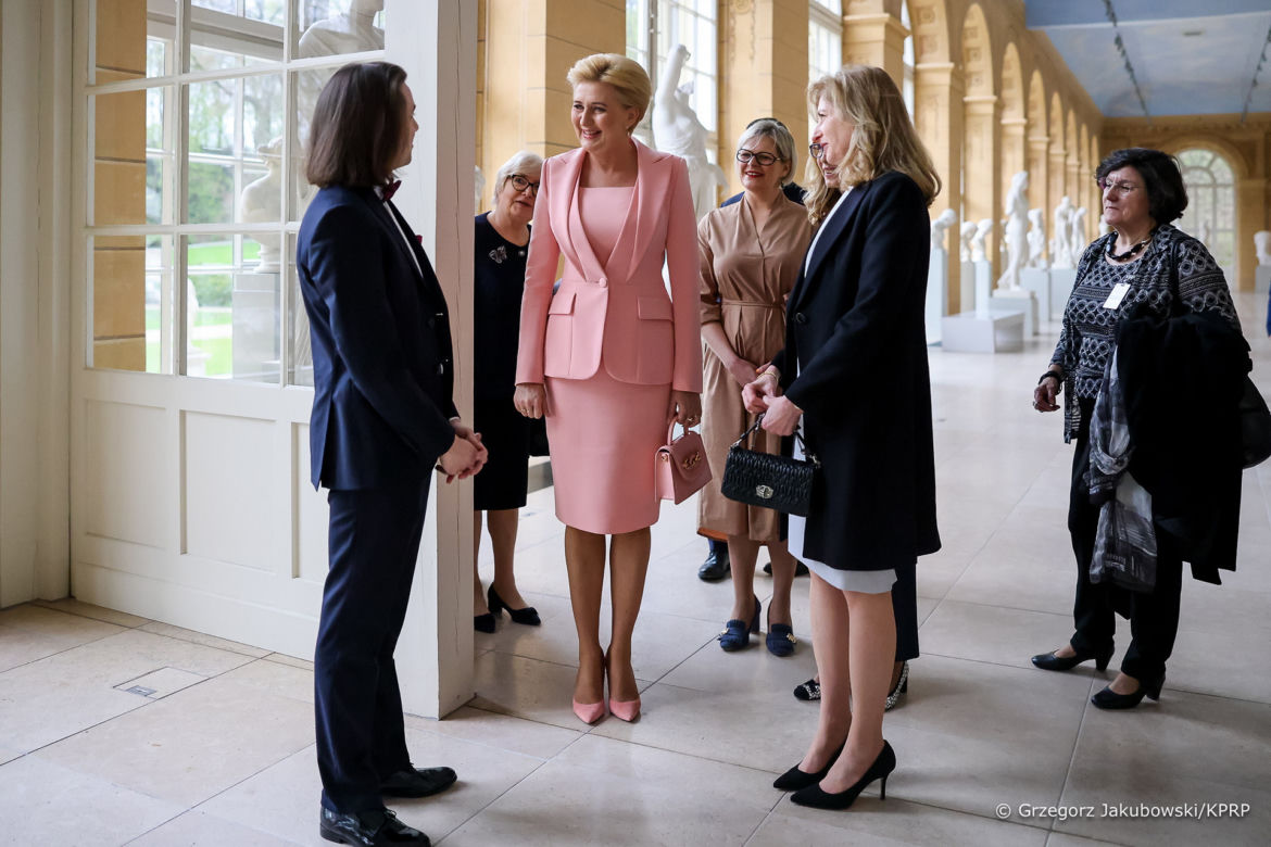 Agata Duda na spotkaniu z pierwszą damą Włoch