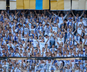 Kibice na meczu Lech Poznań - Wisła Płock