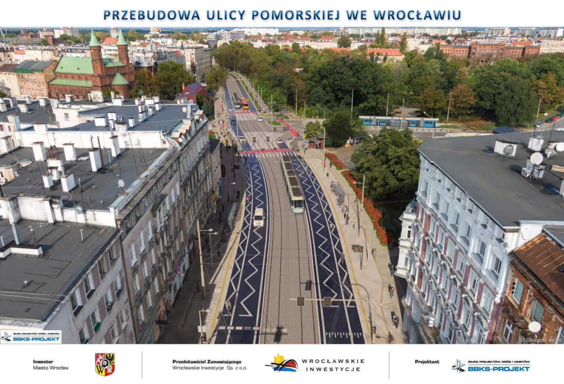 Przebudowa ulicy Pomorskiej we Wrocławiu powinna ruszyć już niedługo