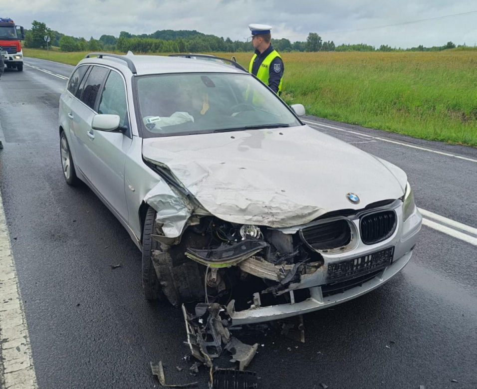 Groźny wypadek w Miłocicach: Toyota zderzyła się z BMW. Są ranni, w tym małe dziecko!