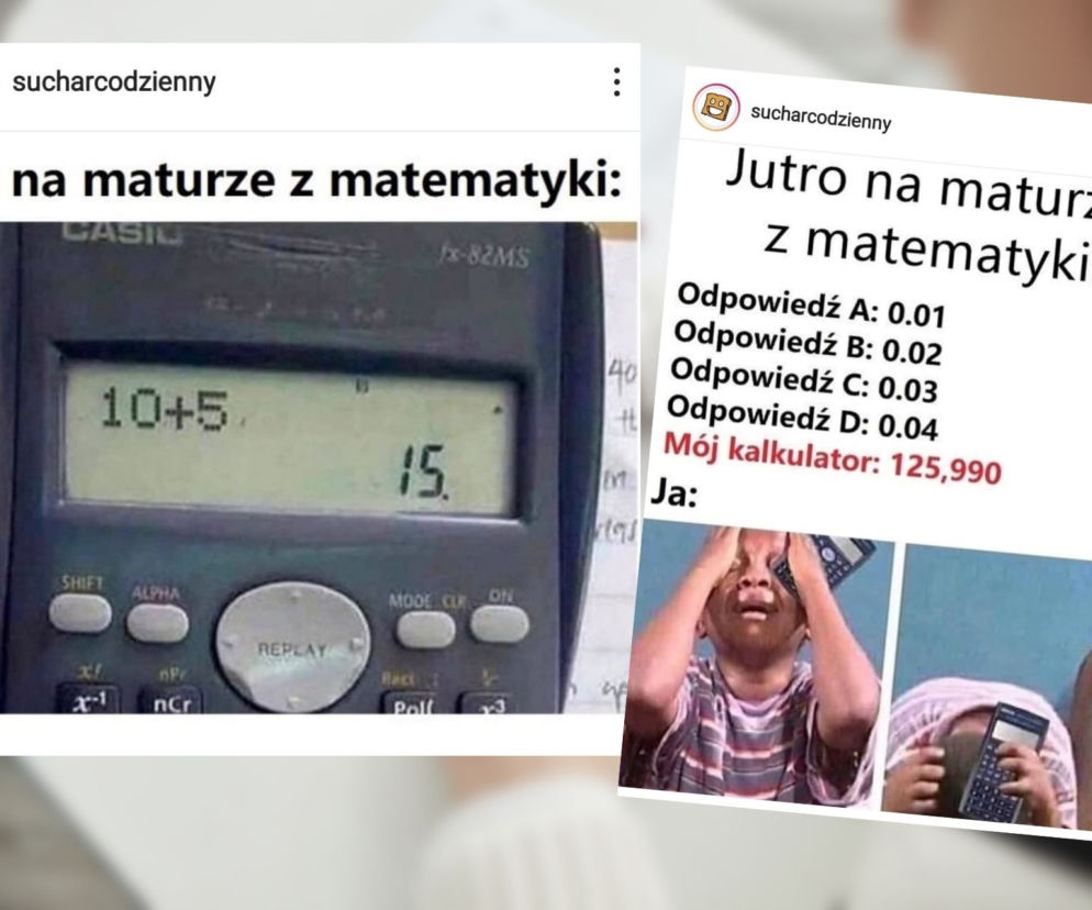 Matura z matematyki 2022: NAJLEPSZE MEMY! Uśmiejesz się do łez