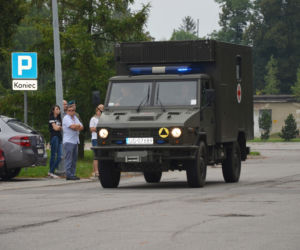 Pożar na lotnisku w Balicach pod Krakowem