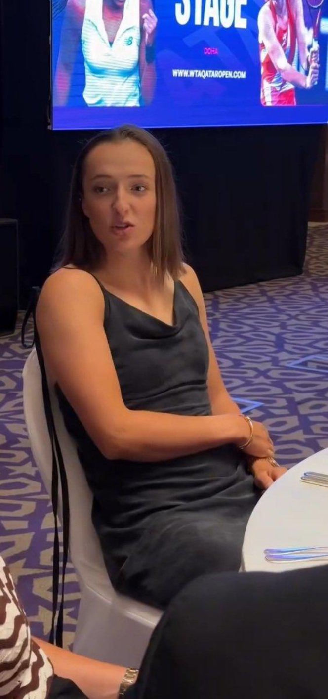 Iga Świątek na Players Party w Katarze