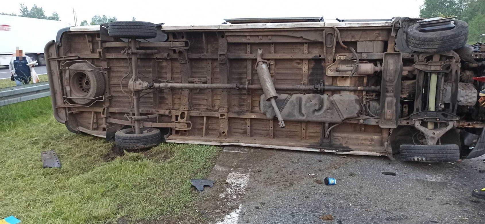 Wypadek na A4 koło Tarnowa - 26.05.2023r.